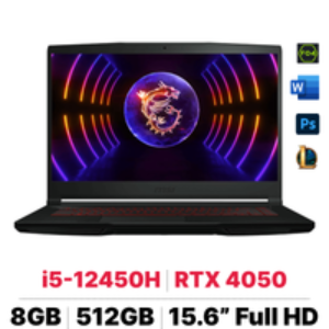 Laptop MSI Gaming GF63 12VE-460VN | Giá rẻ, trả góp 0%