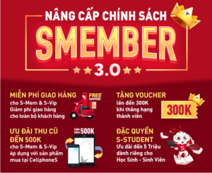 Ưu đãi SMember – Chính sách hạng thành viên của CellphoneS