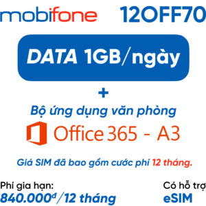 SIM MobiFone 12OFF70