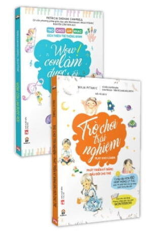Combo Wow! Con Làm Được Rồi – Trò Chơi Trải Nghiệm – Phát Triển Kỹ Năng Đầu Đời Cho Trẻ (Bộ 2 Cuốn)
