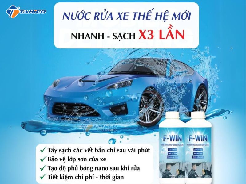 Cách Sử Dụng Nước Rửa Xe Siêu Bóng Đúng Cách