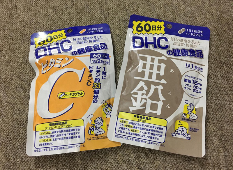 Chế độ ăn uống kết hợp với viên uống DHC ngừa mụn mờ thâm
