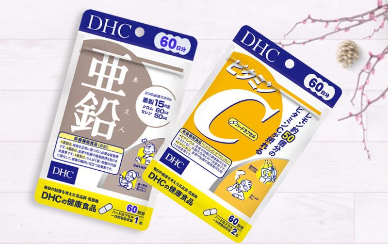 Chế độ ăn uống kết hợp với viên uống DHC ngừa mụn mờ thâm