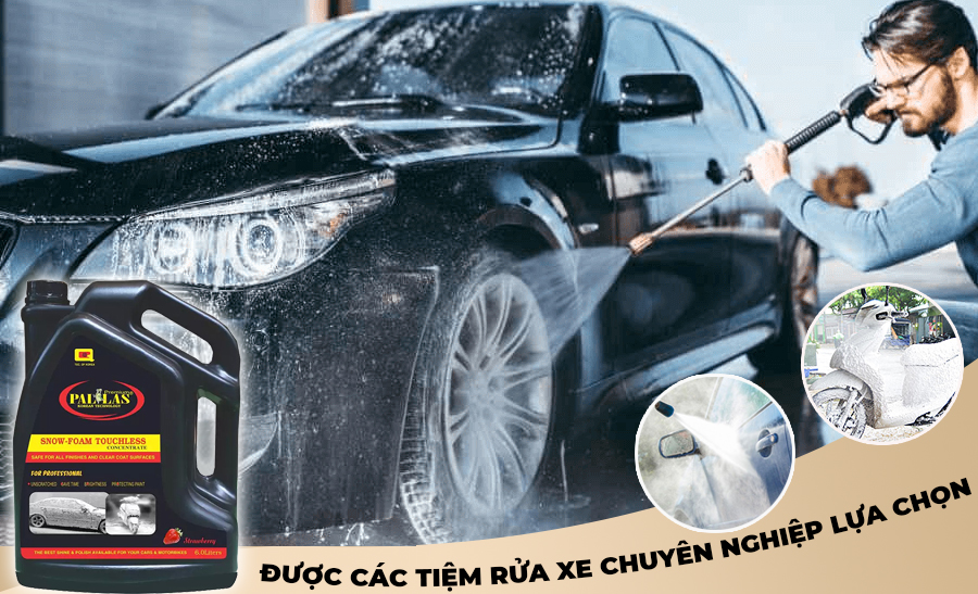 Nước Rửa Xe Không Chạm Pallas - Giải Pháp Hiện Đại