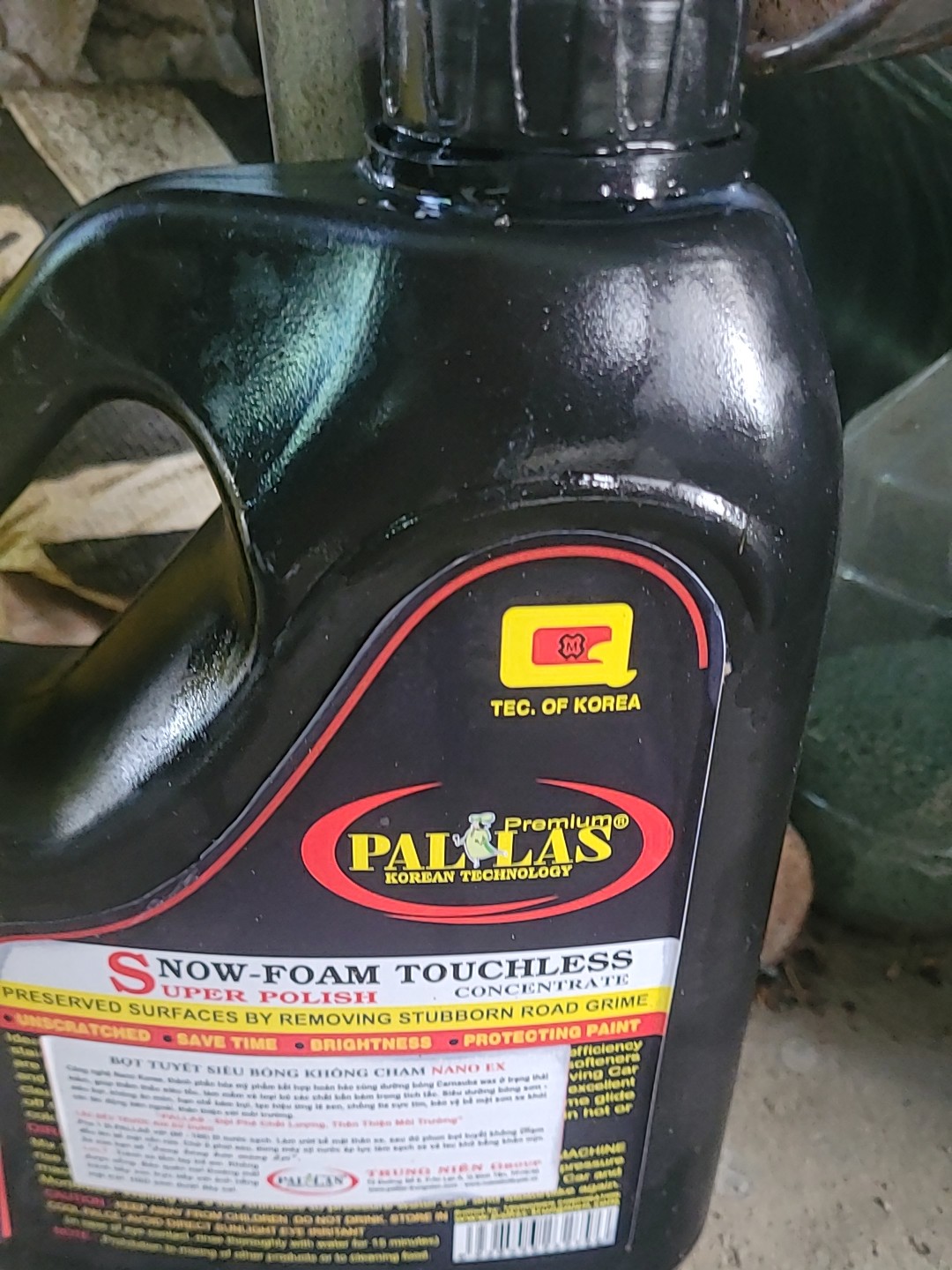 Nước Rửa Xe Không Chạm Pallas - Giải Pháp Hiện Đại