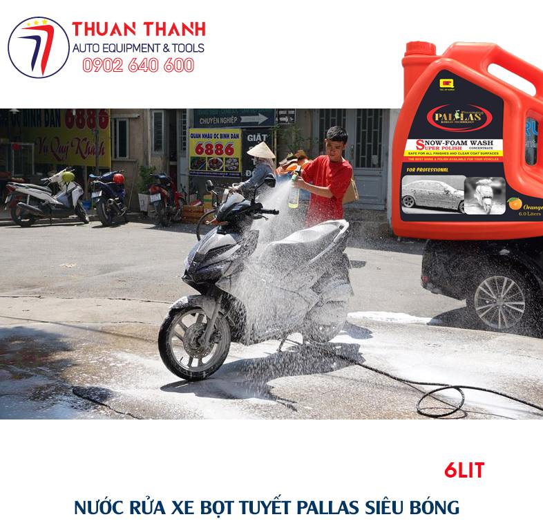 Nước Rửa Xe Không Chạm Pallas - Giải Pháp Hiện Đại