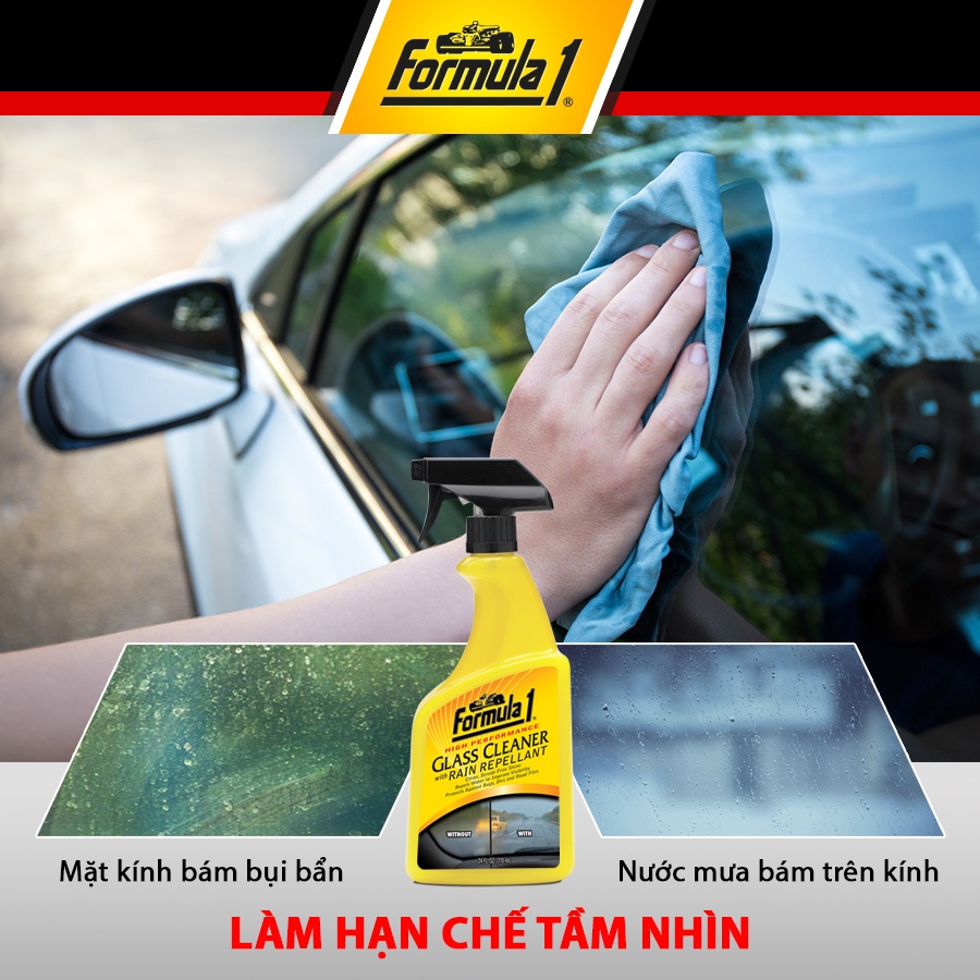 Đánh giá về khả năng chống bám nước của các sản phẩm chai rửa kính ô tô 3M và Glaco