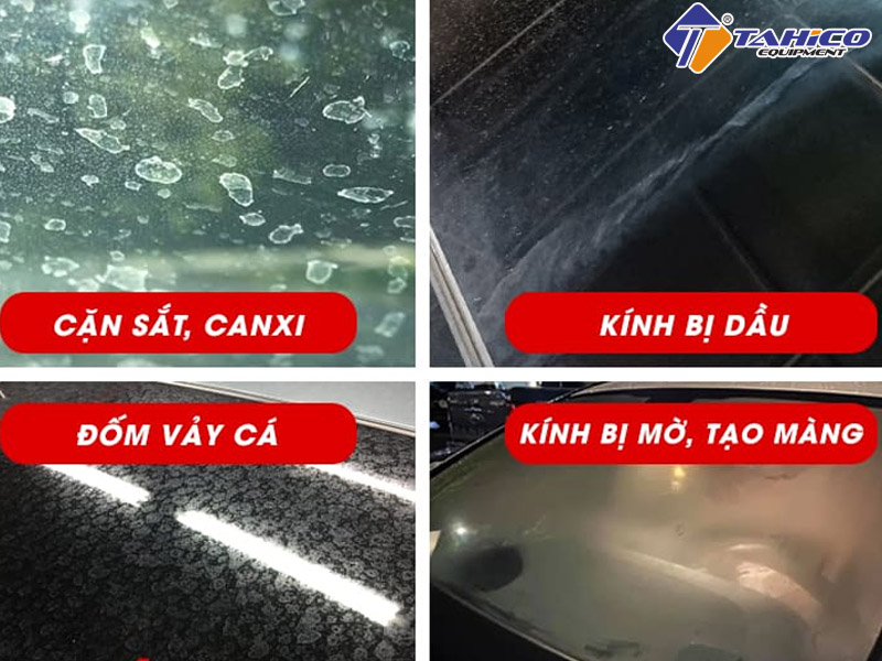 Dung dịch tẩy ố kính xe ô tô GETF1: Hiệu quả thực tế