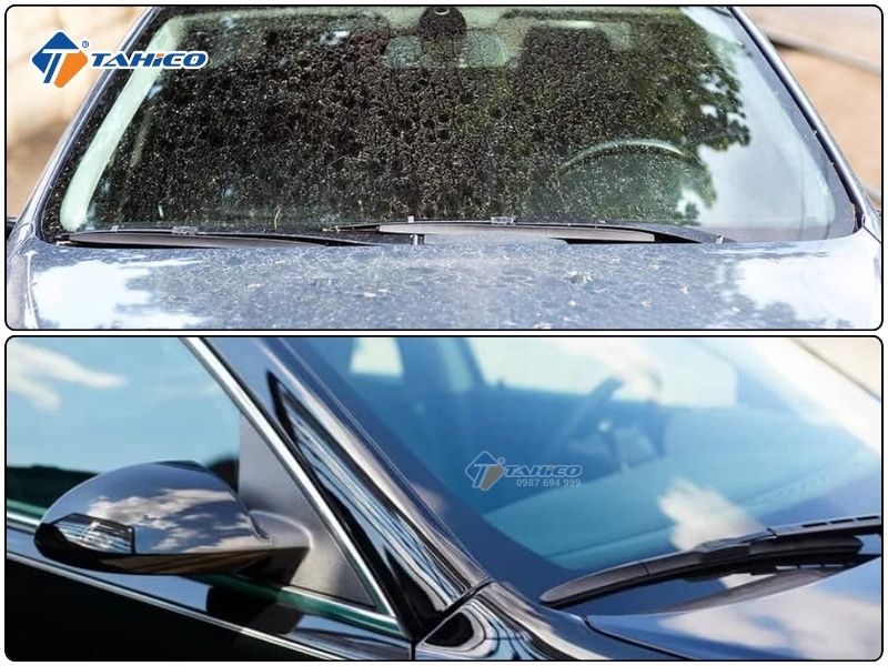 Dung dịch tẩy ố kính xe ô tô GETF1: Hiệu quả thực tế