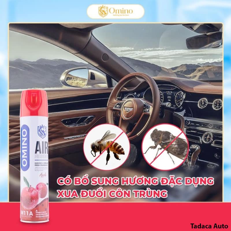 Giới thiệu xịt khử mùi ô tô Flamingo và công dụng