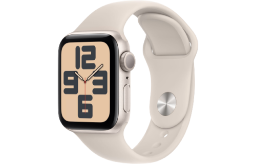 Đồng hồ thông minh Apple Watch SE 2023 – GPS, 40mm – Vỏ Nhôm Dây Cao Su – Chính hãng