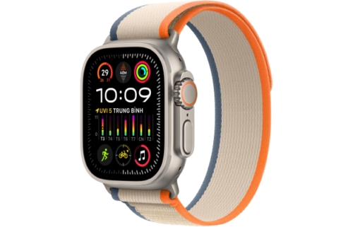 Đồng hồ thông minh Apple Watch Ultra 2 GPS  LTE, 49mm Vỏ Titan Dây Quấn Trail