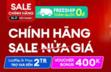 Lazada 11.11: Voucher bonus 800K, FreeShip toàn quốc 0Đ