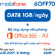 SIM MobiFone 6OFF70